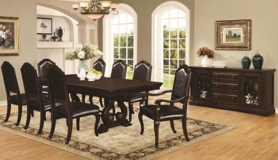Bedford 105601 Dining Table in Mahogany by Coaster w/Options
