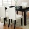 CM3176BK-T Lamia I Black Dining Table w/Optional White Chairs