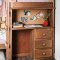 Beckford Twin/Twin Student Loft Bed AM-BK600 in Mahogany