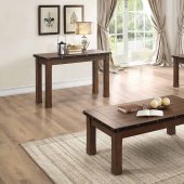 Schleiger 5400 Coffee Table 3Pc Set in Brown by Homelegance