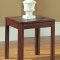 Traditional Walnut Coffee Table 3PC Set w/Patterned Tile Tops