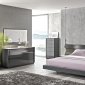 Braga Premium Bedroom in Grey by J&M w/Optional Casegoods