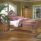 Warm Cherry Finish Royal Post Canopy Bed w/Optional Case Pieces