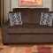 Chocolate Brown Chenille Contemporary Living Room Sofa w/Options