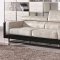 Beige & Black Fabric Modern 7022 Sofa w/Options