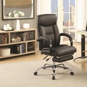 801318 Adjustable Office Chair in Black Leatherette by Coaster