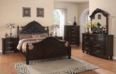 G8075 Bedroom in Cappuccino by Glory Furniture w/Options