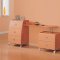 5 Piece Maple and Cherry Finish Contemporary Bedroom Set
