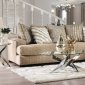 Avery Sectional Sofa SM5145 in a Beige Chenille Fabric w/Options