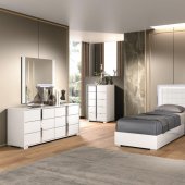 Alice Youth Bedroom in White High Gloss by J&M w/Options