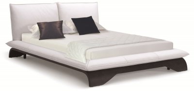 Contemporary Leather Beds on White Full Leather Elegant Contemporary Bed At Furniture Depot