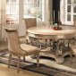 Light Brown Finish Traditional 5Pc Dining Room Set w/Options