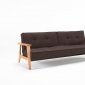 Splitback Sofa Bed in Brown w/Frej Arms by Innovation w/Options