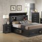 G3150B Jumbo Bedroom in Black by Glory Furniture w/Storage Bed