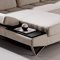 Yorba Sectional Sofa in Beige Fabric by VIG