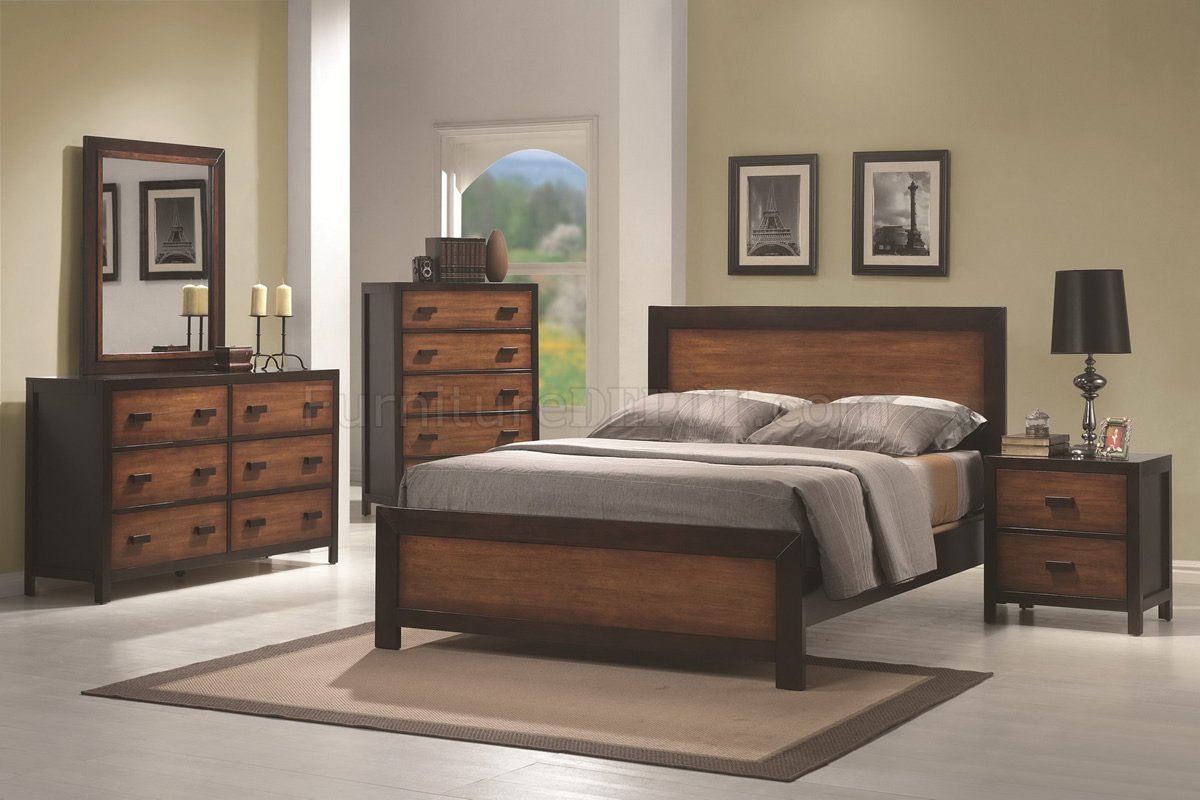 two tone oak bedroom furniture