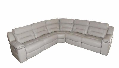 Tulsi Sectional Sofa in Italian Leather by American Eagle