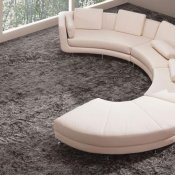 A94 Cream Half Leather Modular 4PC Sectional Sofa by VIG