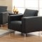 503131 Cooper Sofa in Black Leather-Like Fabric by Coaster