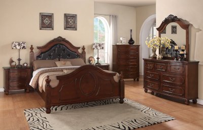 G8000 Bedroom in Cherry by Glory Furniture w/Options