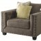 Kelvington Sofa in Grey Fabric 501421 by Coaster w/Options