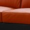 Dico Sectional Sofa in Brown & Orange Leather by Beverly Hills