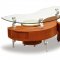 S Shape Coffee Table T288C in Cherry by Global w/Options
