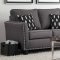 3050 Sofa in Grey Chenille Fabric w/Options