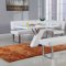 Linden Dining Table & Nook Set in White by Chintaly