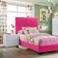 8103-P Lola Bedroom 4Pc Set in Pink & White by Global w/Options