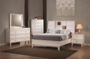 White Finish Holland Modern Bedroom w/Options By Coaster
