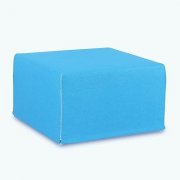 Footstool-15 416012BL in Blue Fabric w/Bed Function by New Spec