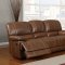 U9963 Reclining Sofa Brown Bonded Leather - Global Furniture USA