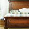 Medium Oak Traditional Huntly Bed w/Optional Case Goods