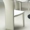 Clear Round Glass Top Modern Dining Table w/Optional Chairs
