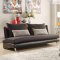 9607DG Renton Sofa in Dark Grey & Black by Homelegance w/Options