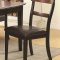 104331 McKay Dining Table in Brown & Black by Coaster w/Options