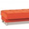 Smart Fit Sofa Bed in Orange Fabric by Casamode