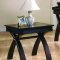 Dark Brown Contemporary Cocktail Table w/Fold Out Table Top