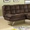 CM2905 Cocoa Beach Sofa Bed in Chocolate Fabric w/Options