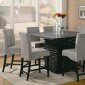 Stanton Counter Height Dining Table in Black - Coaster w/Options