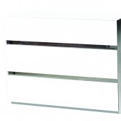 Cristallino Dresser in High Gloss White Lacquer by Casabianca