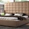 Ludlow Bed in Taupe & Wenge by Modloft w/Oversized Headboard