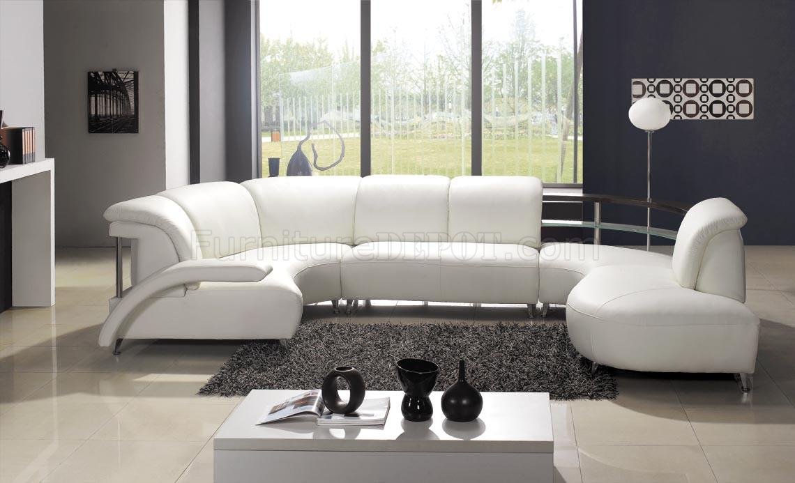 White Sectional Sofa Living Room Designs