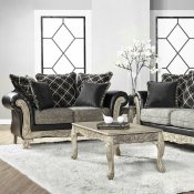 7925 Sofa by Serta Hughes in San Marino Ebony Fabric w/Options