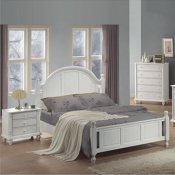 Kayla 201181 Bedroom in Distressed White by Coaster w/Options