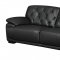 U1066 Sofa in Black Bonded Leather by Global w/Options