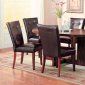 Deep Cherry Finish Dinette With Oval Top