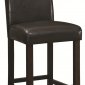 130059 Counter Height Chair Set of 4 in Dark Brown by Coaster