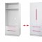 B27B Bedroom in White & Pink High Gloss by Pantek w/Options
